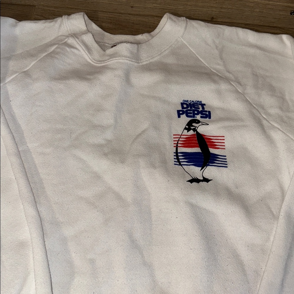Vintage 90s Diet Pepsi sweatshirt delta fifty-fifty - Picture 2 of 5
